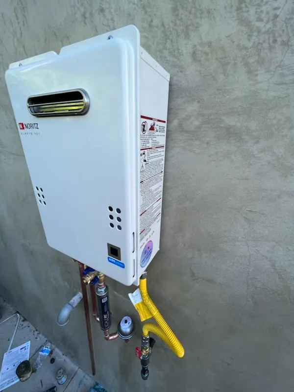 Tankless water heater installation for Warwick homes